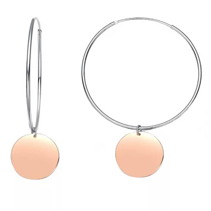 Helena Hoop Earrings for wholesale by RoseGold Apparel