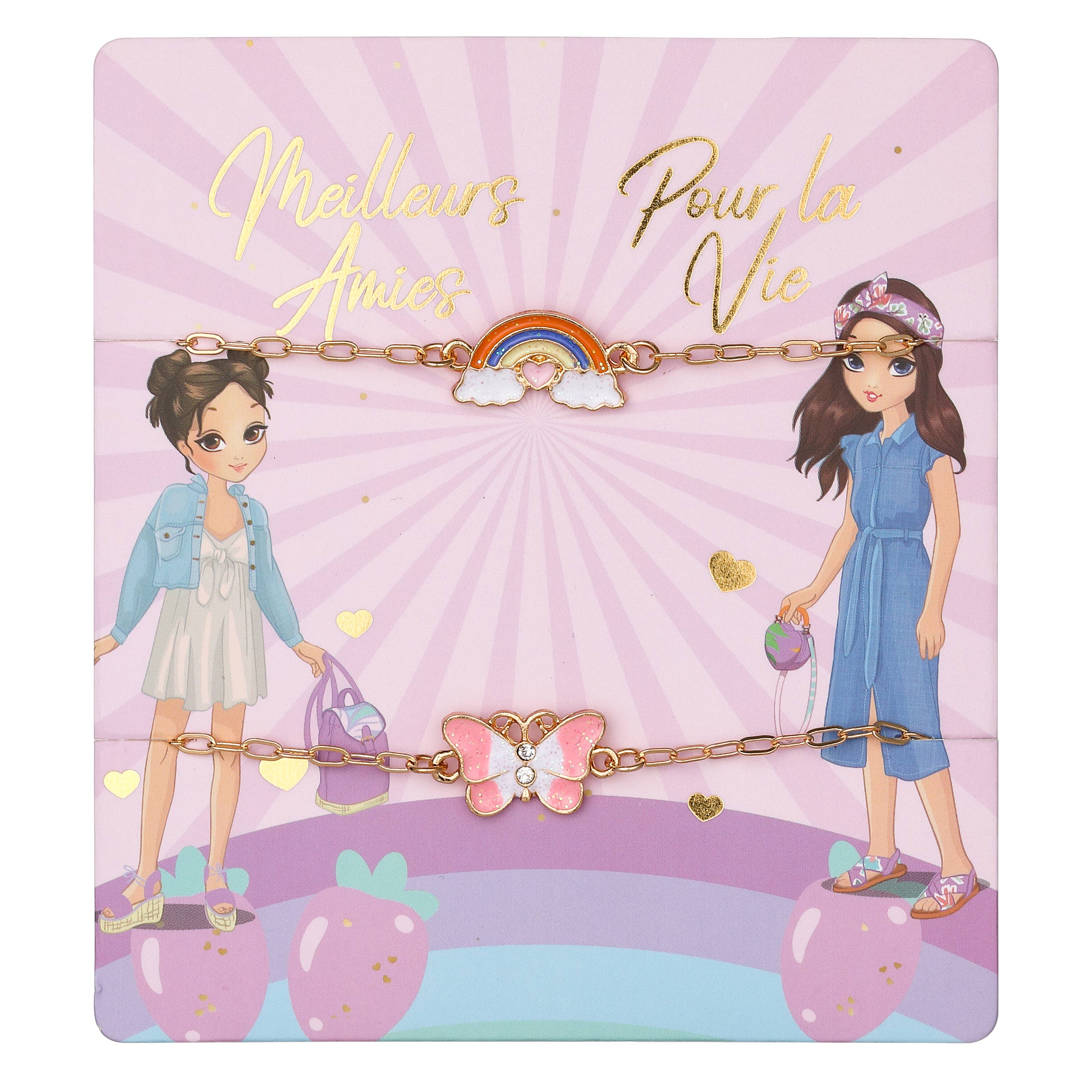 STELLA GREEN - Wholesale Beaded Bracelet - Kids - Friendship Bracelets X 2 – Teen Belle Collection6