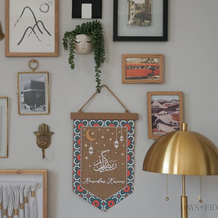 Eid & Ramadan Burlap Pennant Bundle for wholesale by Days of Eid
