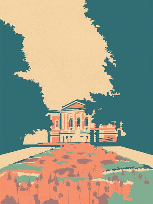 operahuis kunstdruk A4 A3 voor wholesale door ostkarte