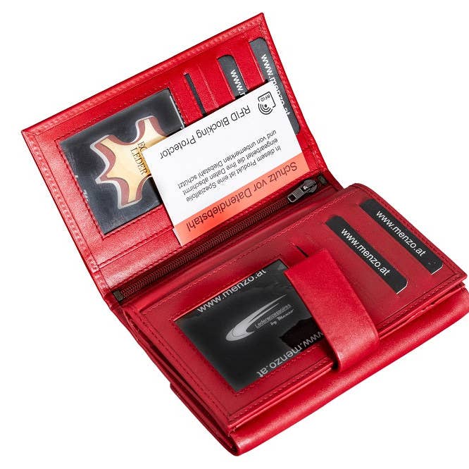 Menzo 7013 women's wallet red / nappa leather for wholesale on Faire3