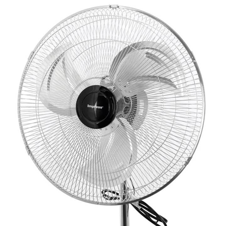JupiterGear Home - Wholesale Electric Fan - Impress 18-Inch Chrome Hi-Speed Standing Oscillating Fan1