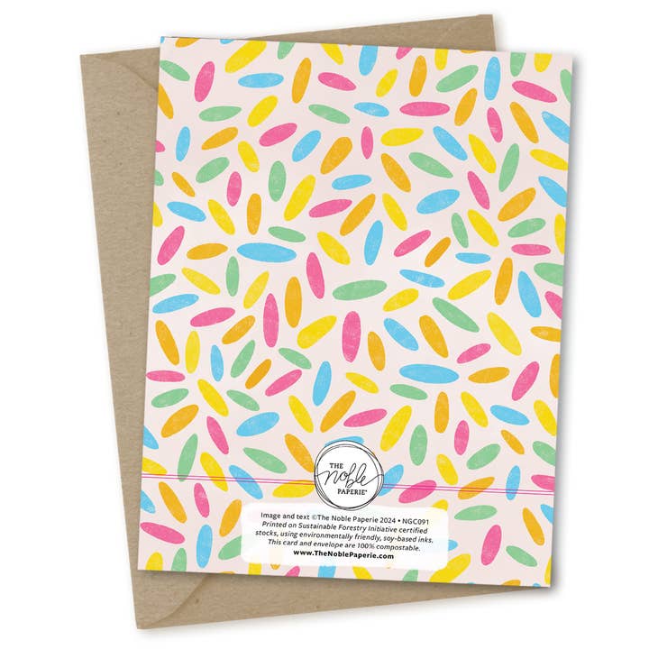 The Noble Paperie – postal de parabéns por atacado – Caracol Atardado Aniversário | Cartão de Feliz Aniversário com Balão Bonito1