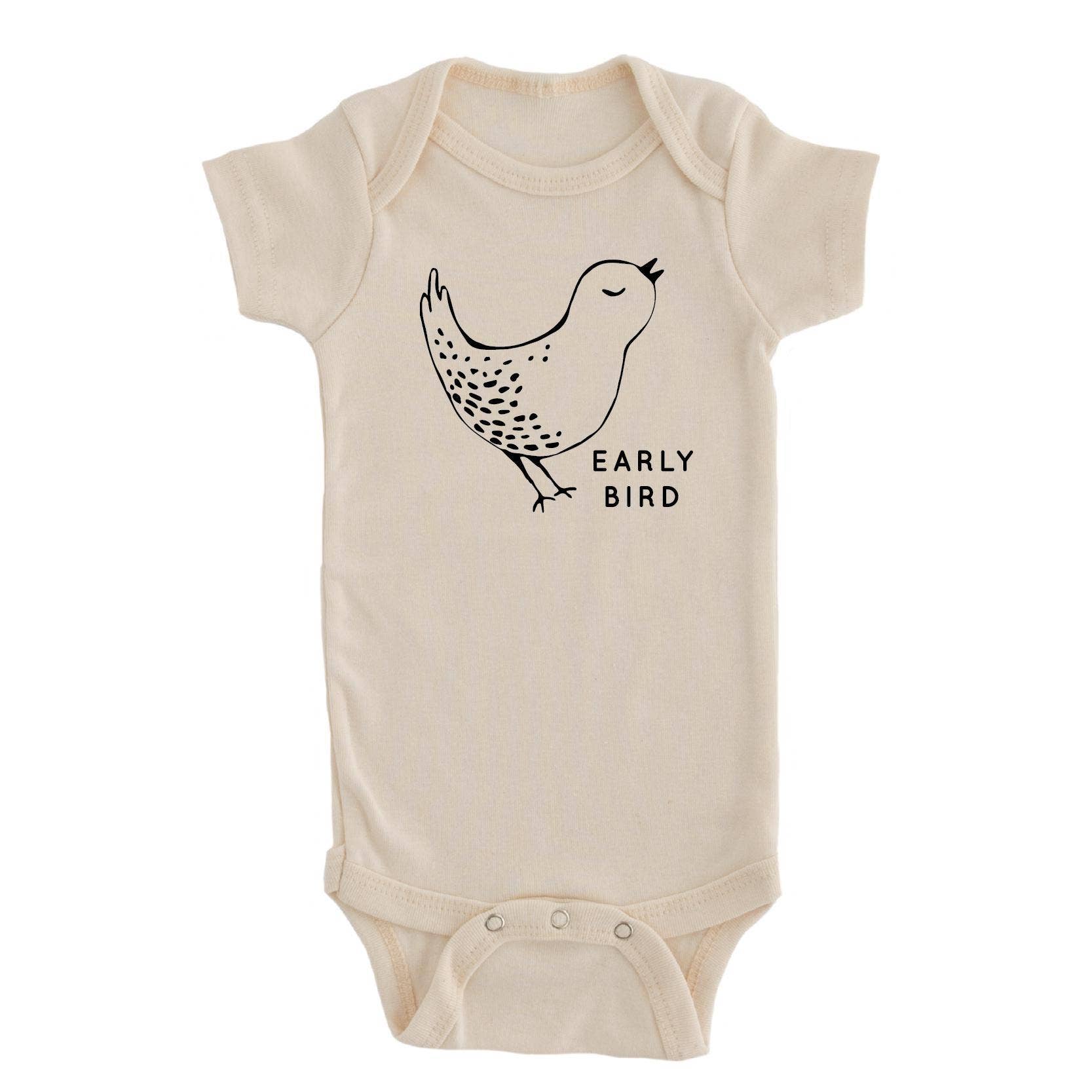 Nature Supply Co - Wholesale Bodysuit (Non-Footed) - Baby - Early Bird Baby Bodysuit Onesie | Baby Clothing0
