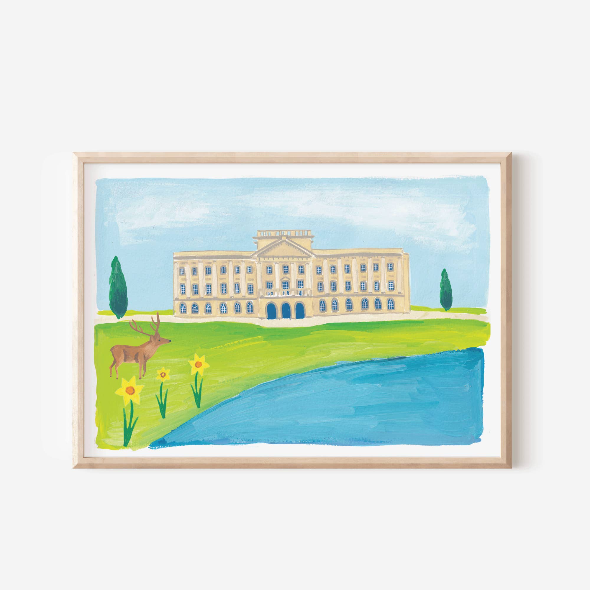 Charlotte Farr Illustrations - Wholesale Art Print - Lyme Park Art Print - National Trust Park Print