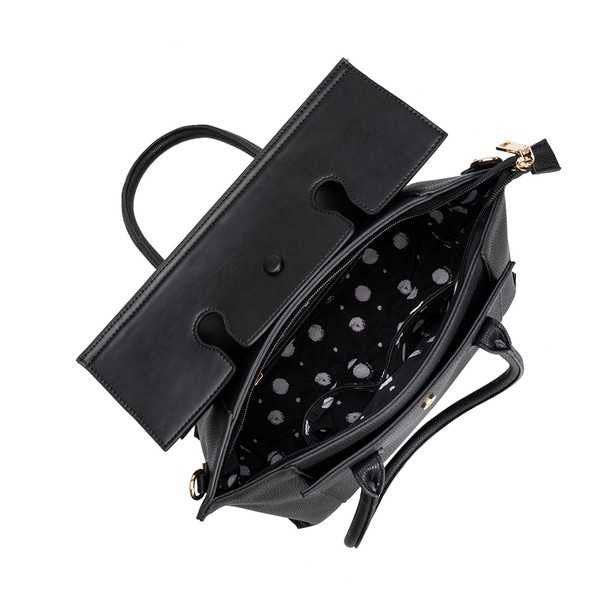 Schwarz Schultertasche Naomi in Schwarz für den Großhandel auf Faire1