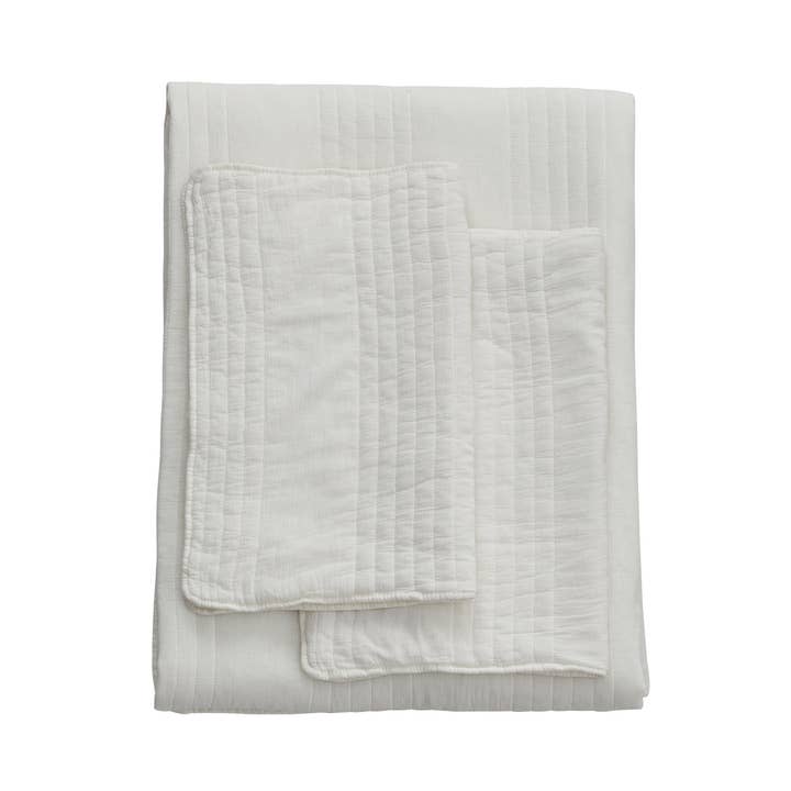 Mélange Home - Wholesale Quilt - Stonewashed Cotton Quilt Set