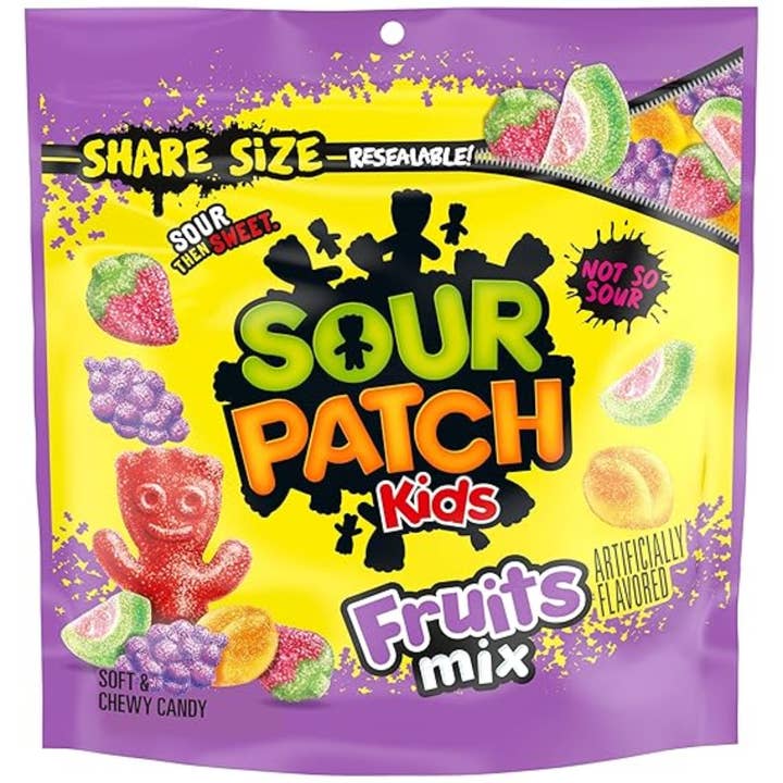 I Got Your Candy - Wholesale Gummy - Sour Patch Kids Fruits Mix Soft & Chewy Candy 11.03oz - 6ct
