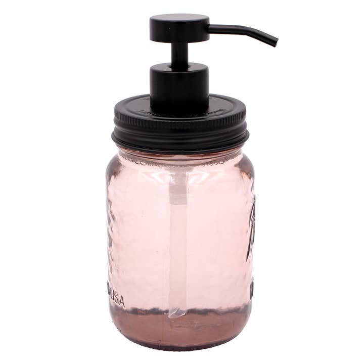 Mason Jar Lifestyle - Wholesale Soap Dispenser - Matte Black Soap Pump Lid Kit for Mason Jars