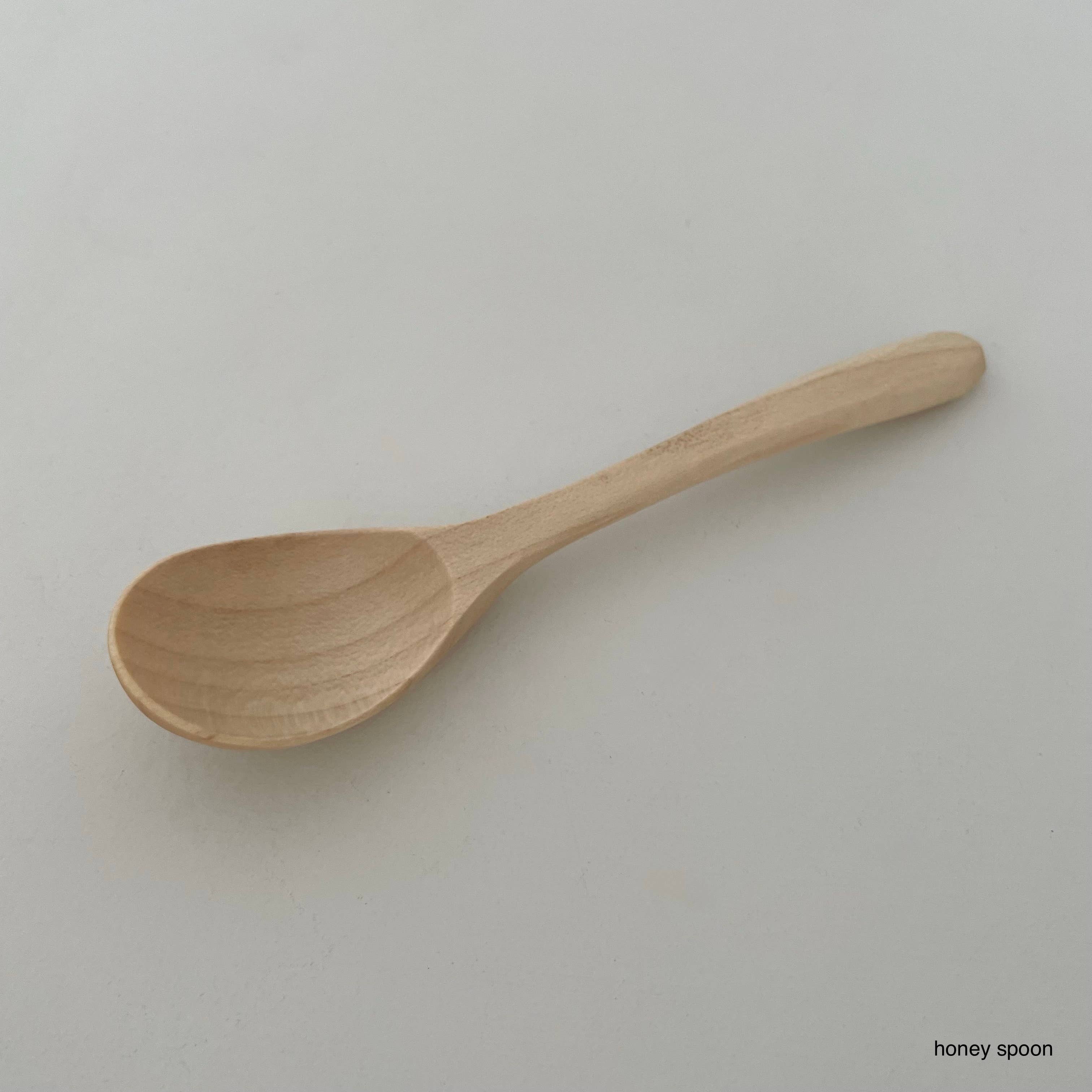 fort & field - Wholesale Serving Utensil - Handcrafted maple wood honey jam coffee scoop spoon spreader11