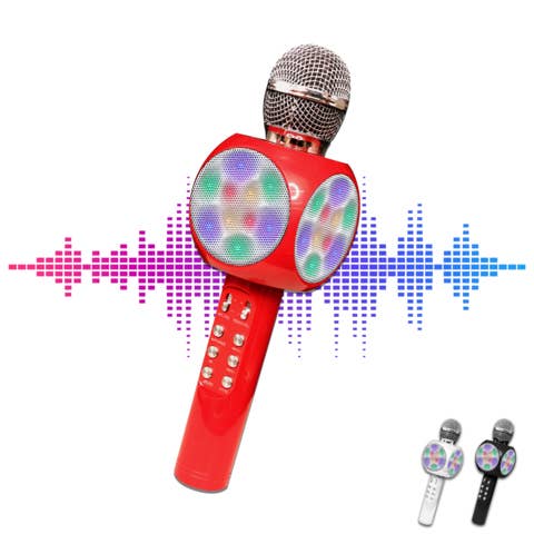 Gabba Goods - Wholesale Speakers - Gabba Goods Karaoke LED Karaoke Microphone Speaker1