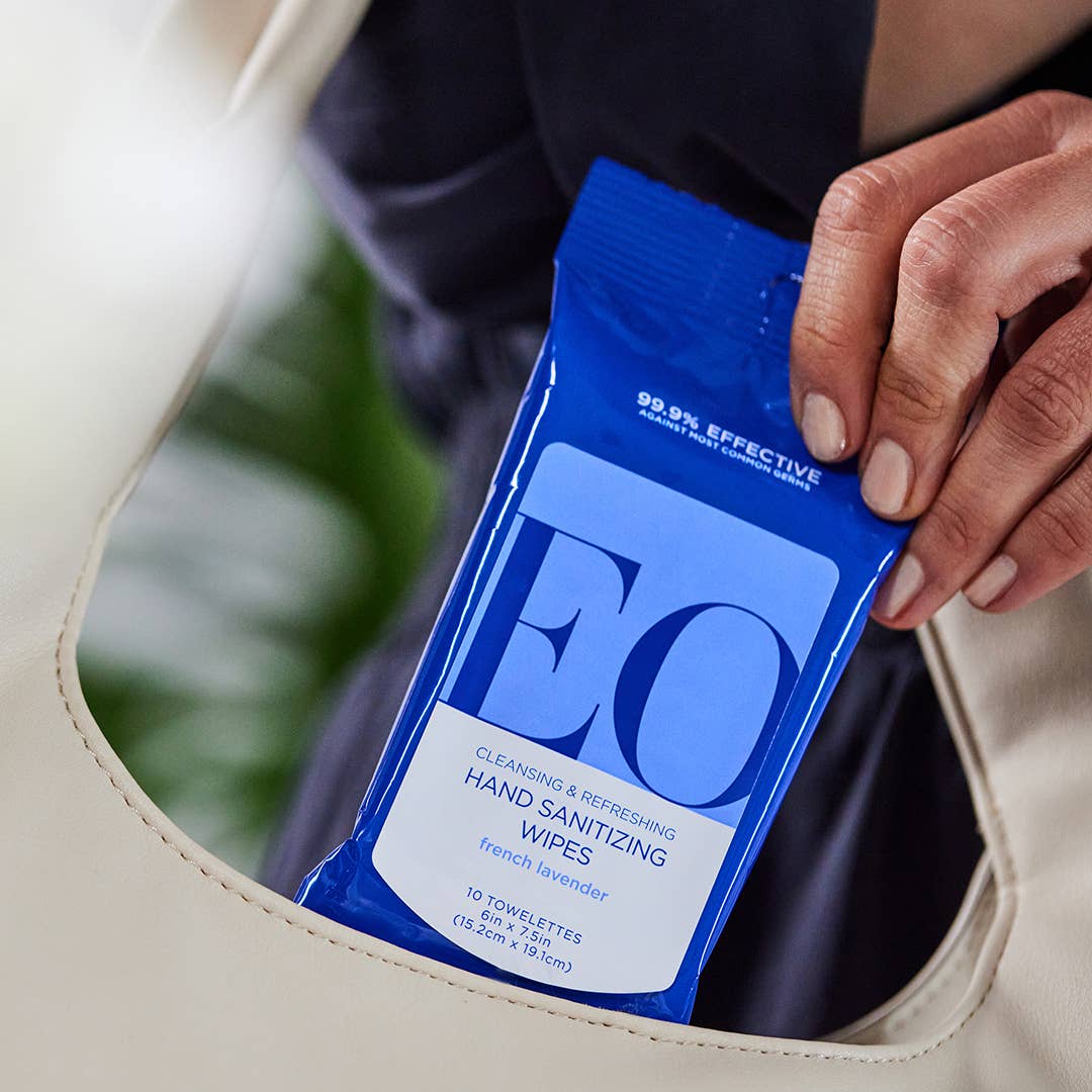Order Through EO+Everyone store - Wholesale Hand Sanitizer - French Lavender Resealable Hand Sanitizer Wipes3