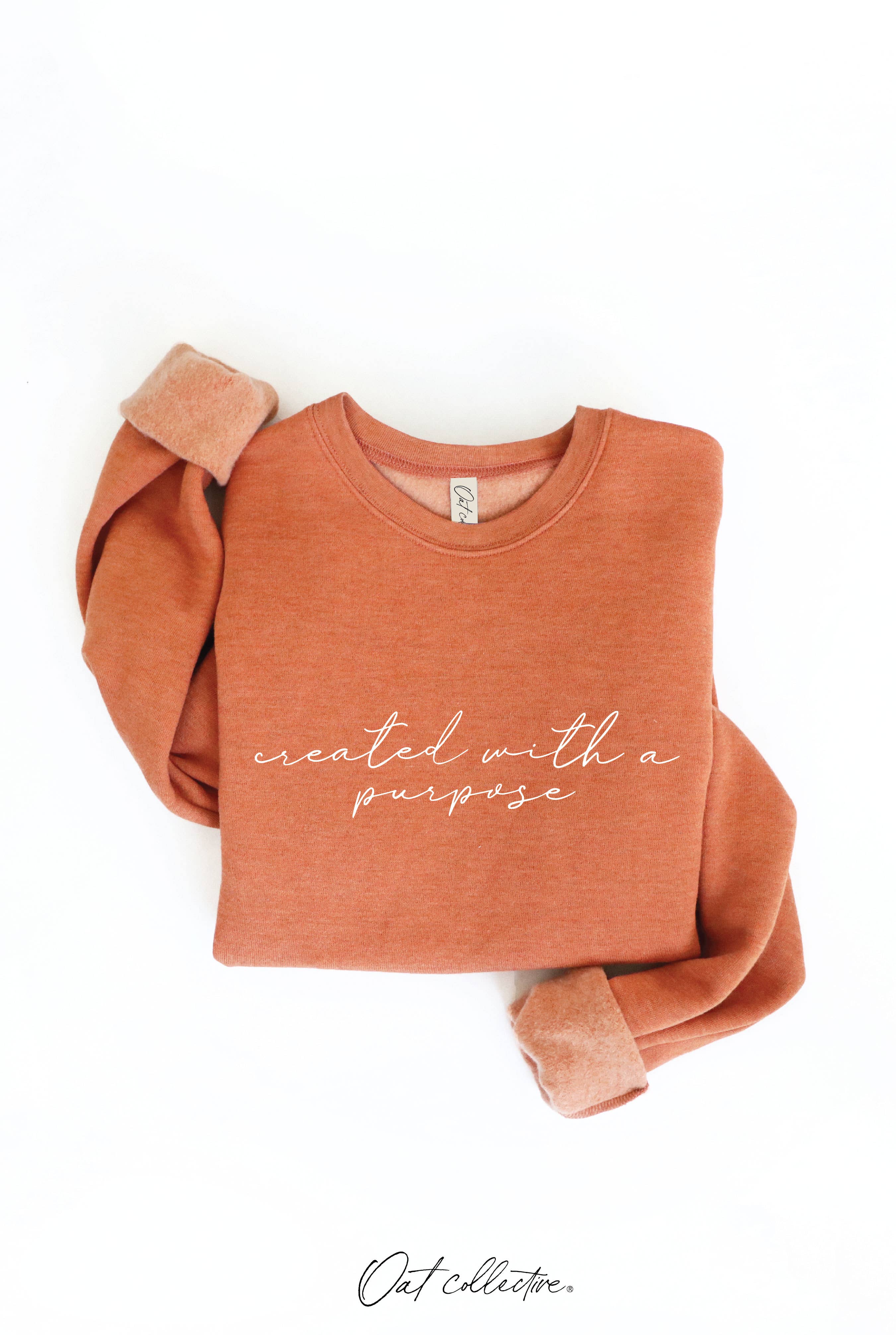 OAT COLLECTIVE - Wholesale Graphic Sweatshirt - Women's - CREATED WITH A PURPOSE Graphic Sweatshirt12