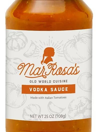 Vodka Sauce with Imported Italian Tomatoes for wholesale by MarRosa's Old World Cuisine