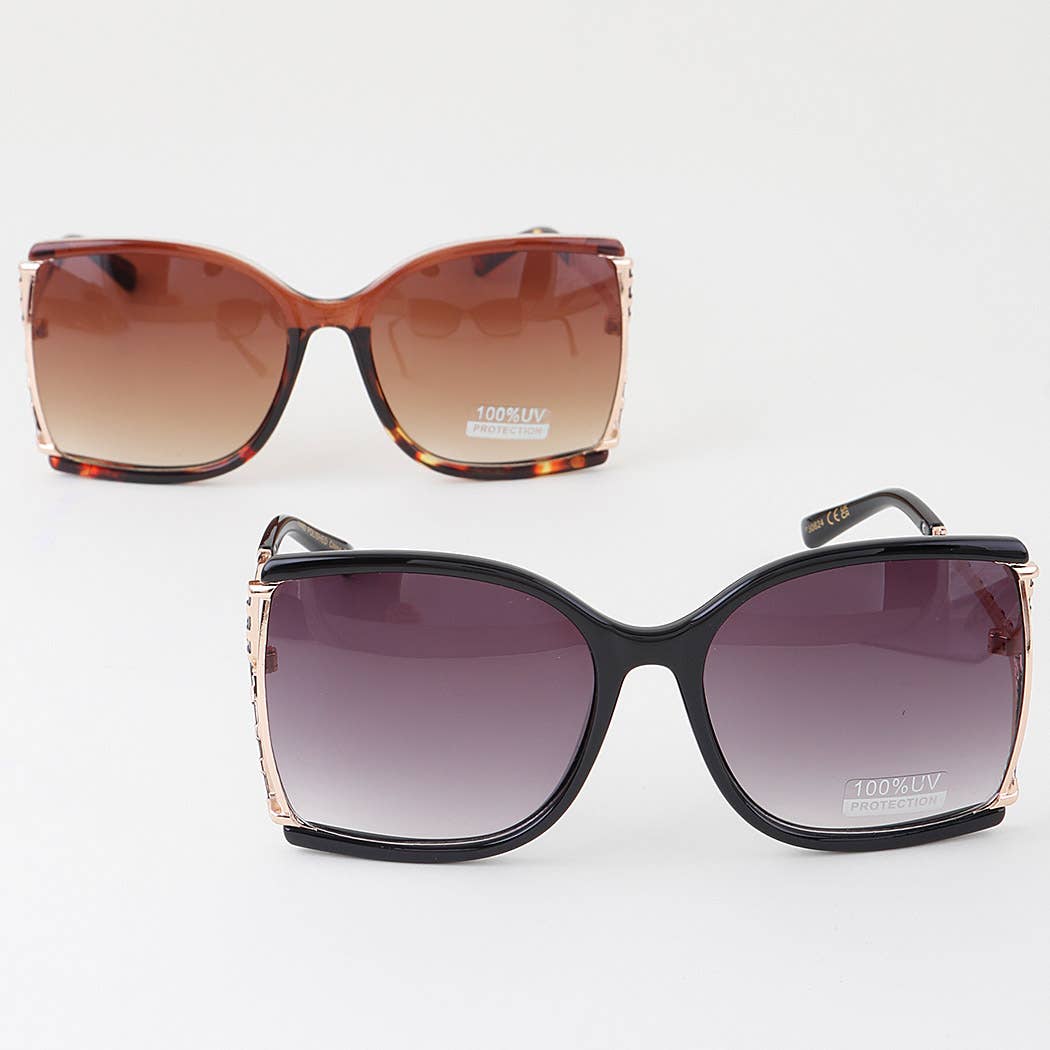 MIX Oversized Gradient Butterfly Sunglasses for wholesale on Faire4