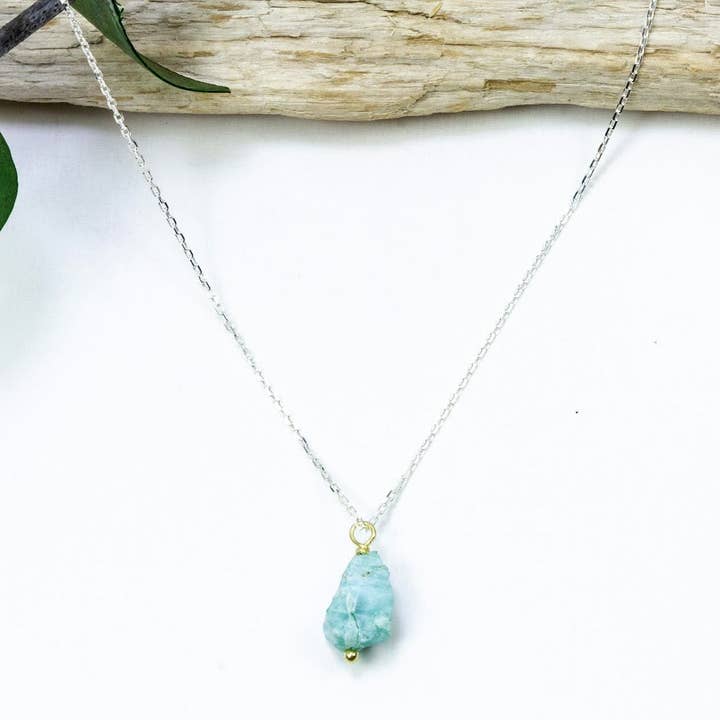 Simply Blue Pendant for wholesale by Laura J Designs