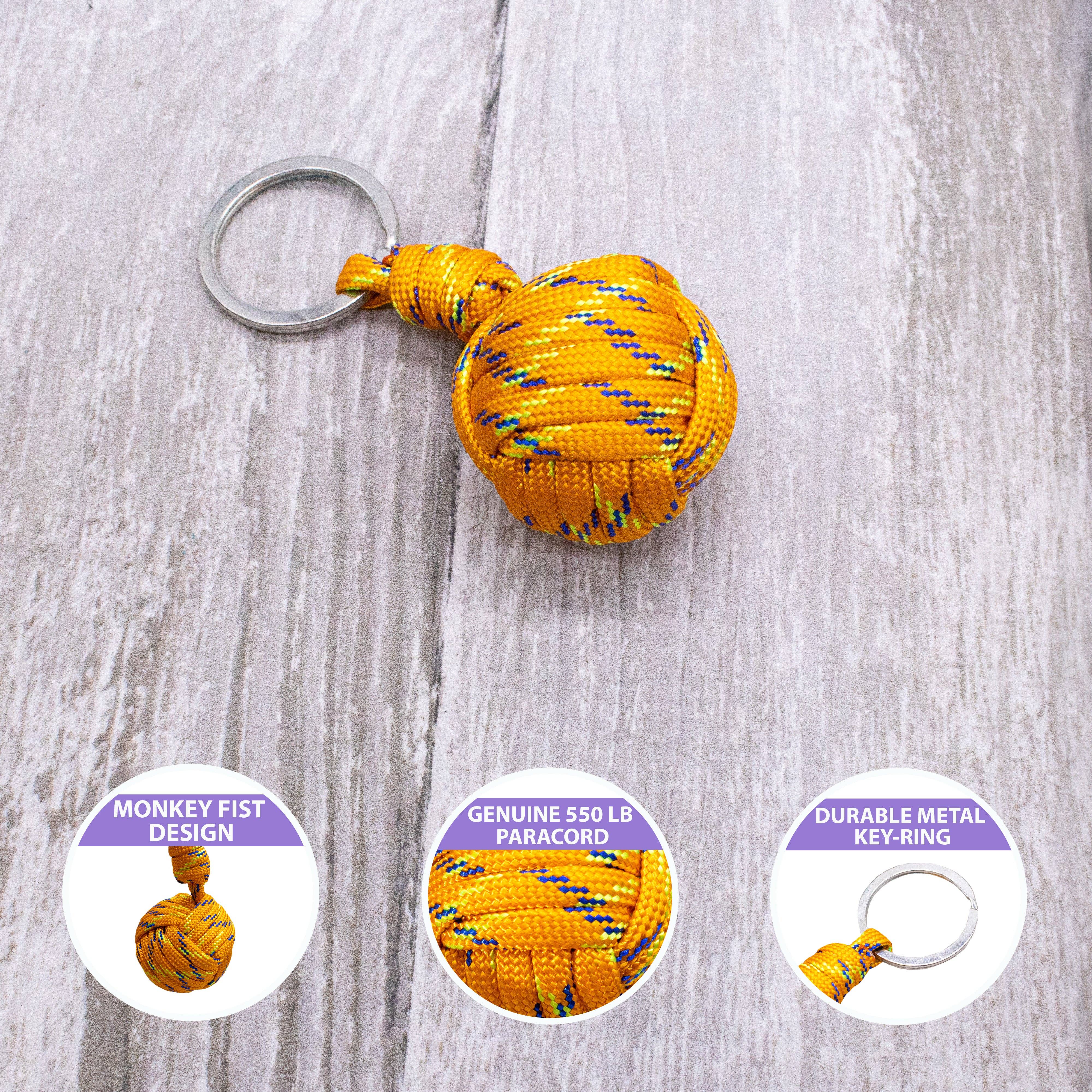 Natalia - Vente Porte-clés – unisexe - Porte-clés en paracorde - Lot de 126