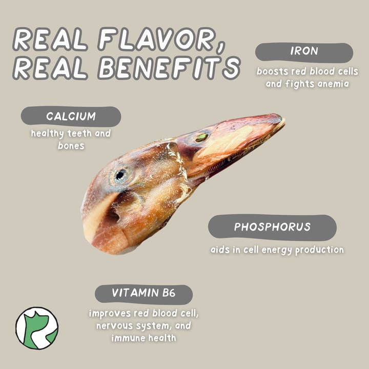 Real Dog Box - Wholesale Pet Treats - Dog - Duck Head Dog Chew – Single Ingredient, Air-Dried2