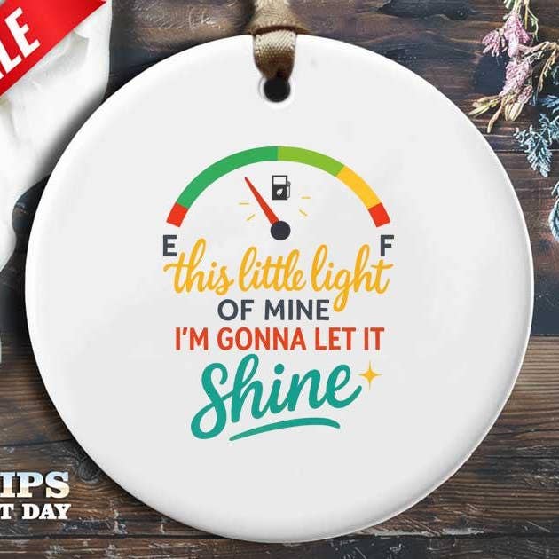 Cette Petite Lumière Ornement, Ornement de Noël Drôle, Gaz pour la vente par VenusArtsShop