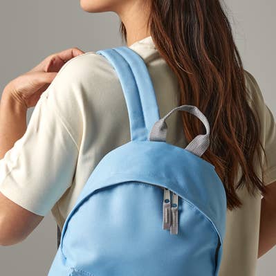 Logo Free Clothing - Wholesale Backpack - Unisex - BagBase Mini Fashion Backpack | 9 Litre Rucksack | Padded Straps | 9 Colours | One Size9