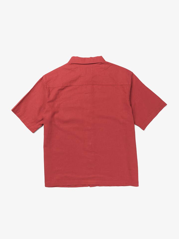 Onnie Short Sleeve Shirt - Cranberry for wholesale on Faire