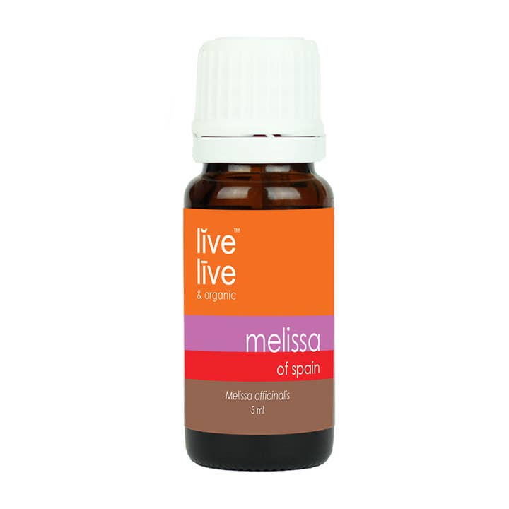 Live Live & Organic - Wholesale Essential Oil - Melissa of Spain Essential Oil, Melissa Officinalis, 5ml