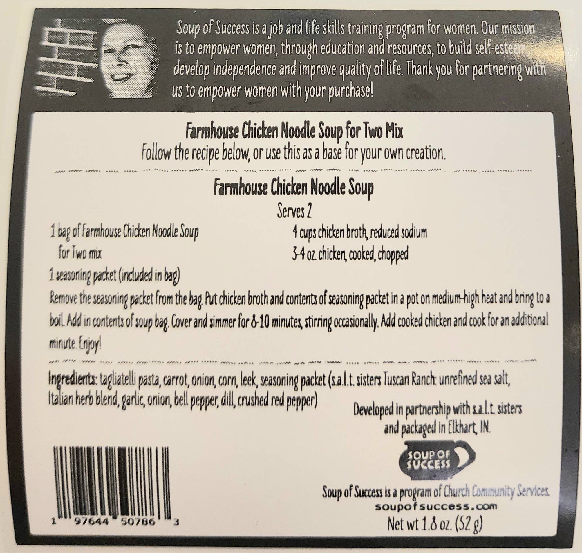 Soup Of Success - Wholesale Soup - Farmhouse Chicken Noodle Soup for Two3