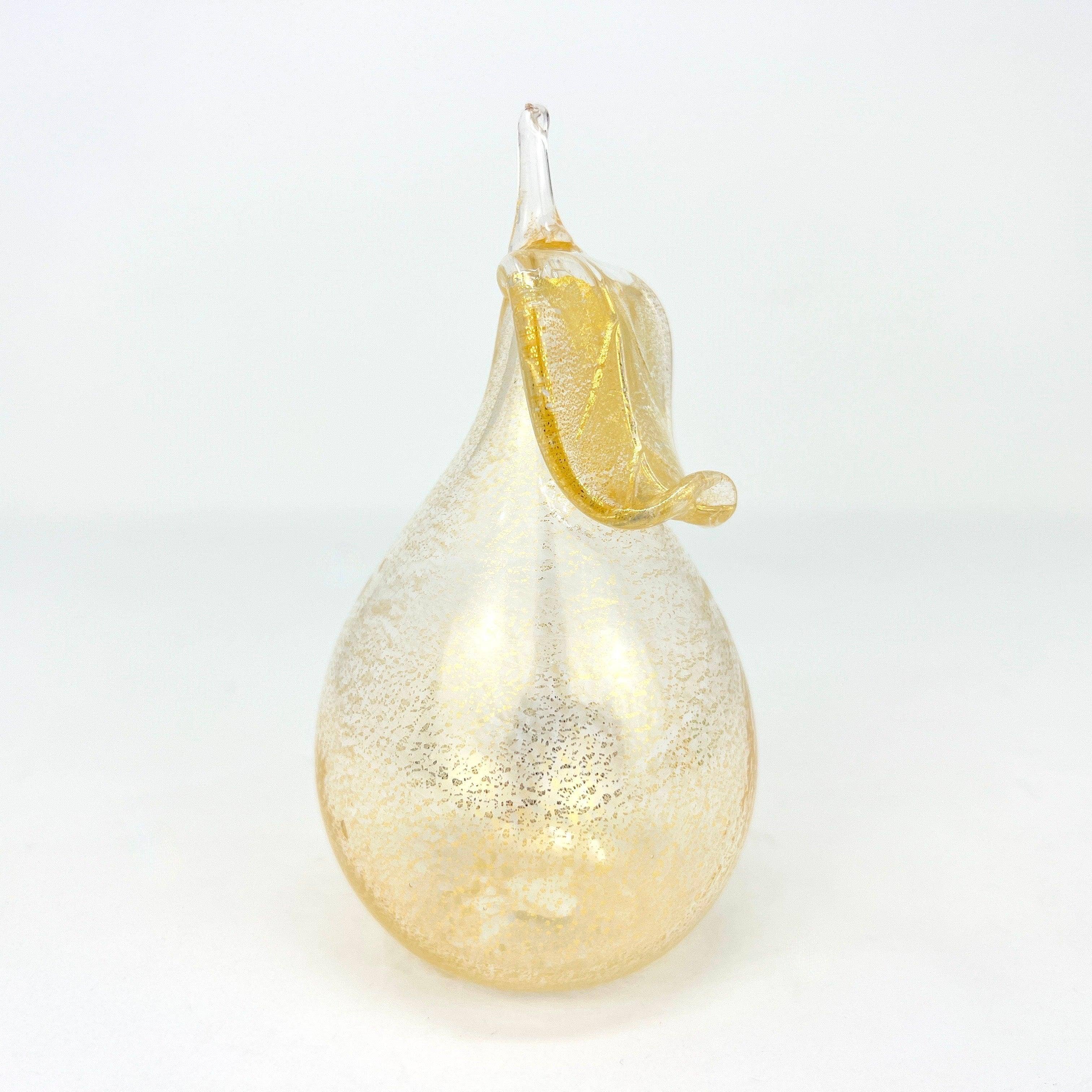 Via Graceffo - Vente Décorations de table - Poires en verre de Murano grandeur nature, fruits en verre soufflé, fabriqués en Italie15