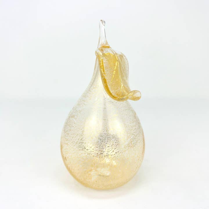 Via Graceffo - Vente Décorations de table - Poires en verre de Murano grandeur nature, fruits en verre soufflé, fabriqués en Italie15