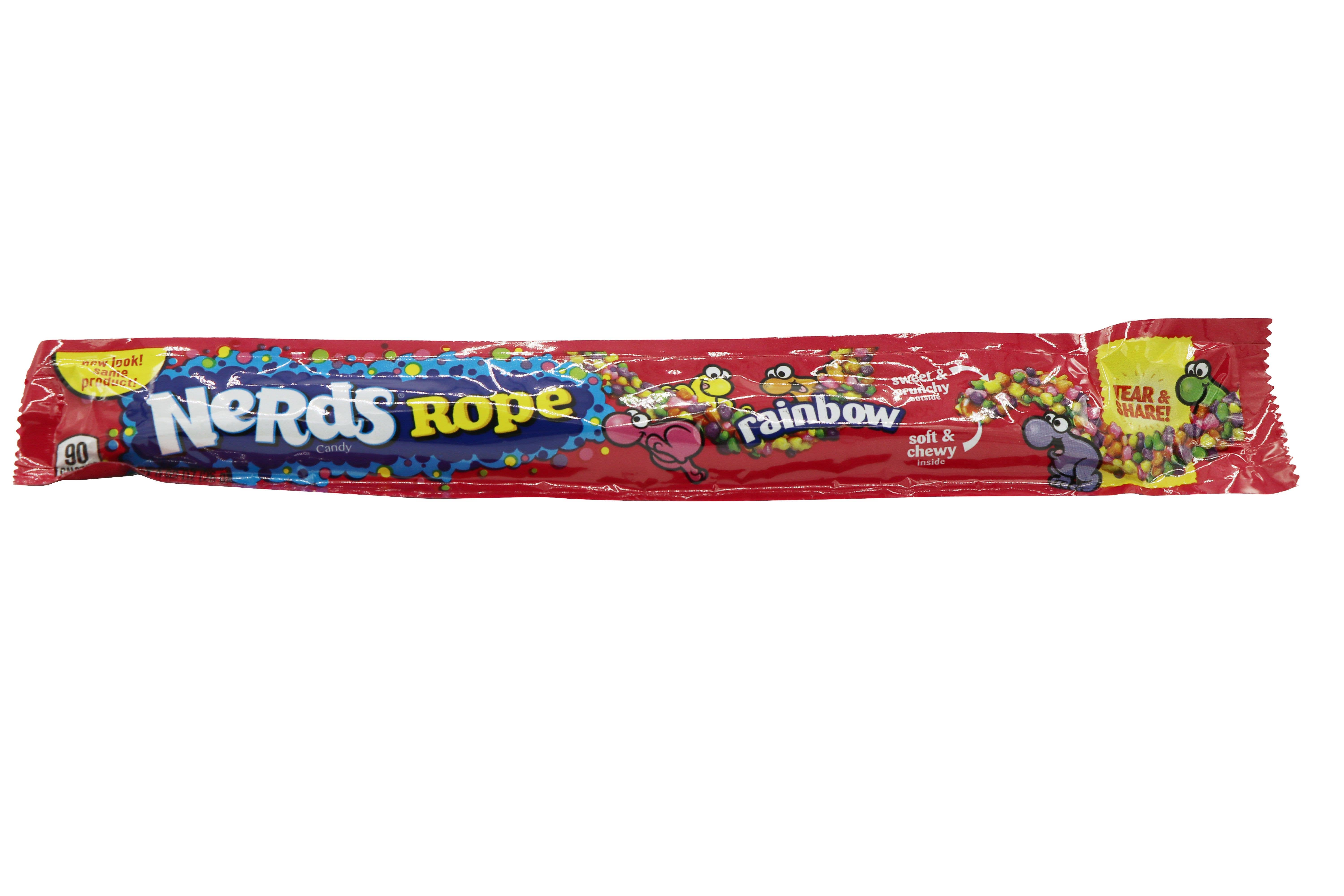 Grandpa Joe's Candy Shop - Wholesale Gummy - Nerds Rope, Rainbow Candy, 24ct