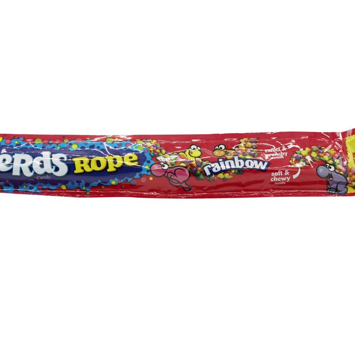 Grandpa Joe's Candy Shop - Wholesale Gummy - Nerds Rope, Rainbow Candy, 24ct