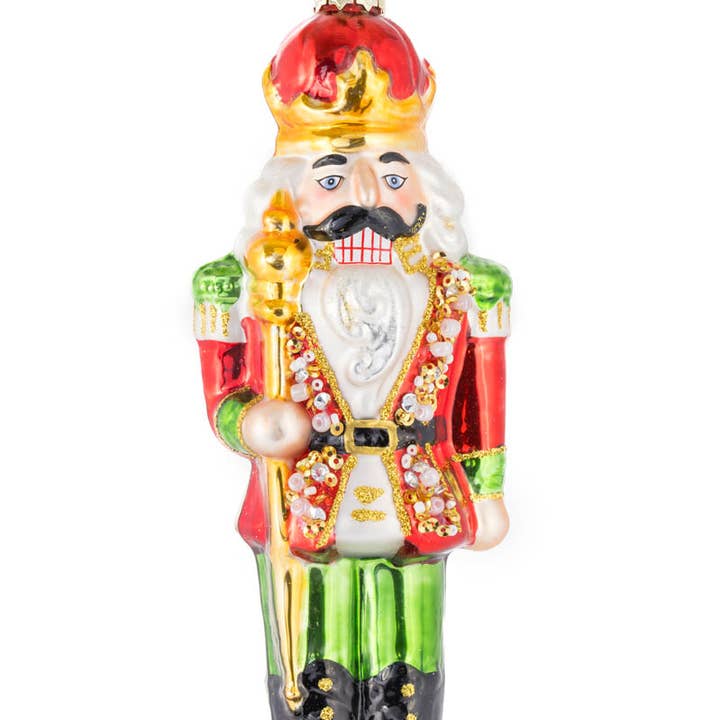 Starlight Collection - Wholesale Ornament - NEW-Red/Gold Nutcracker King Ornament0