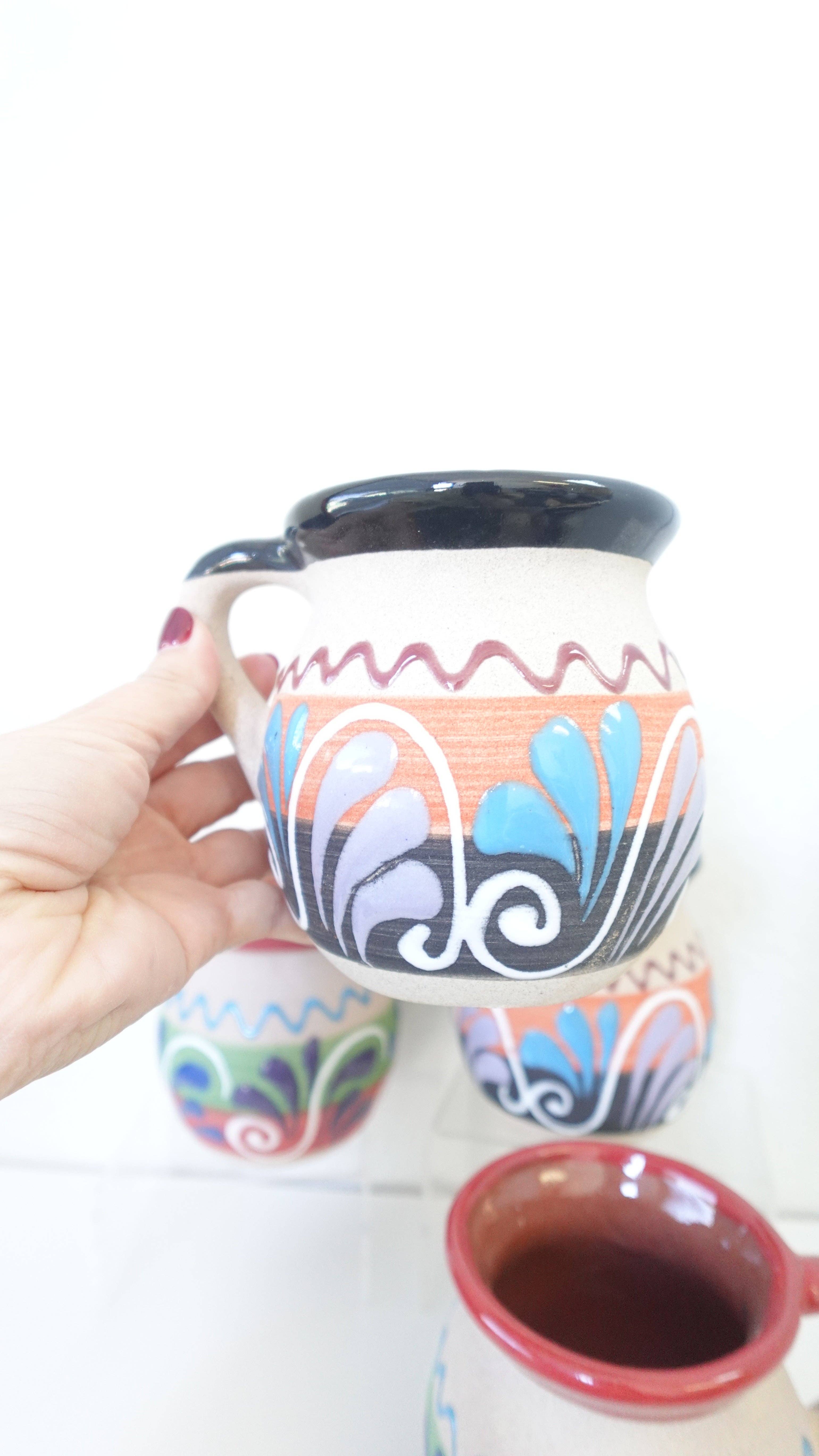 Doña Cata Art – wholesale Kaffekoppar – Set med 12 mexikanska kaffemuggar4