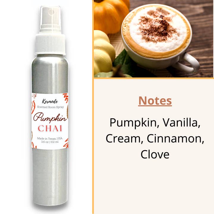 Pumpkin Chai - Highly Scented Fall Room Spray - 3.6oz for wholesale by Kermode
