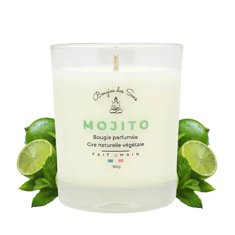 REMOVED BRAND - Wholesale Jar/Filled Candle - Mojito scented candle 180g