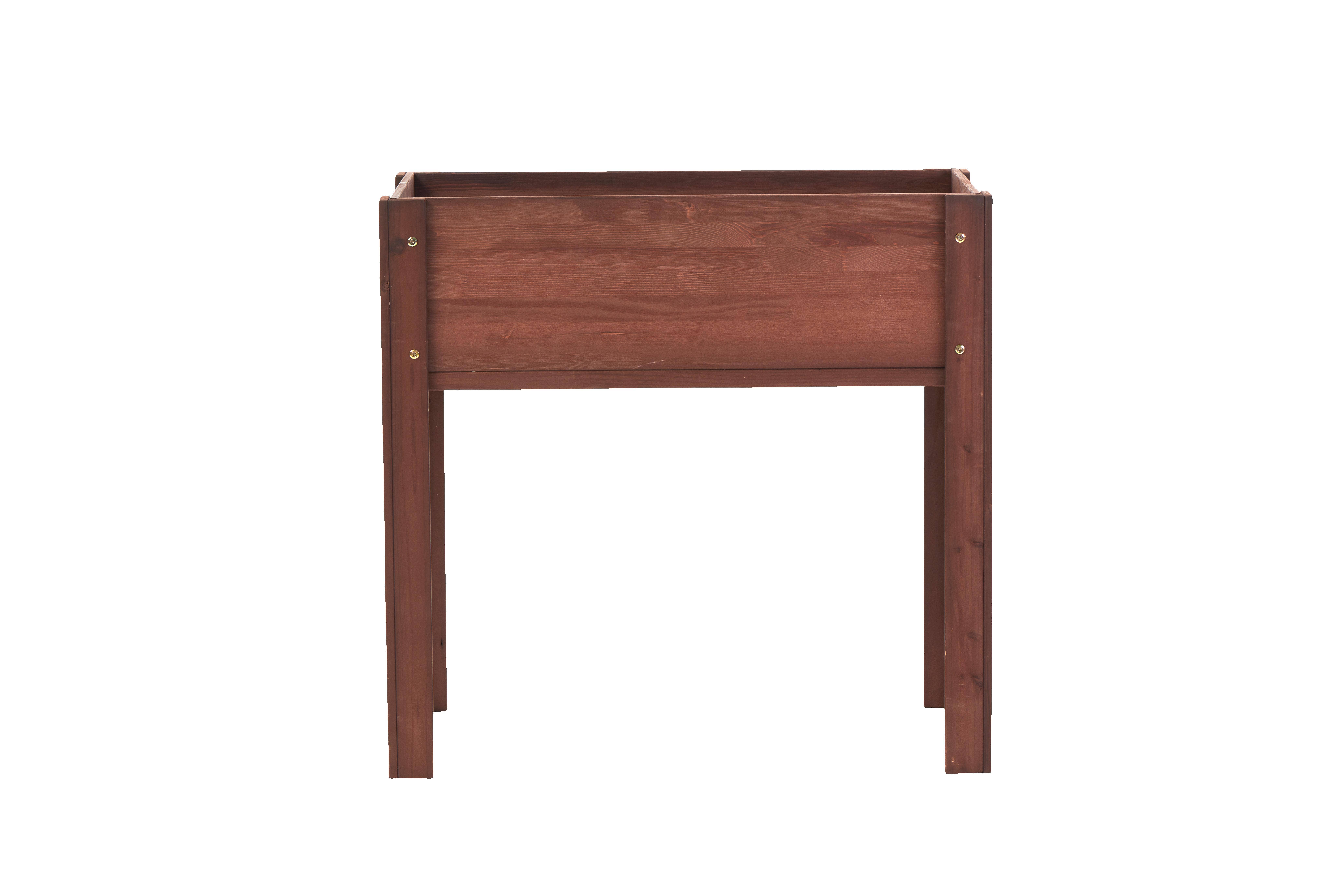 39F Inc. - Wholesale Planter Box - 31" Raised Garden Bed with Legs, Brown/Grey23