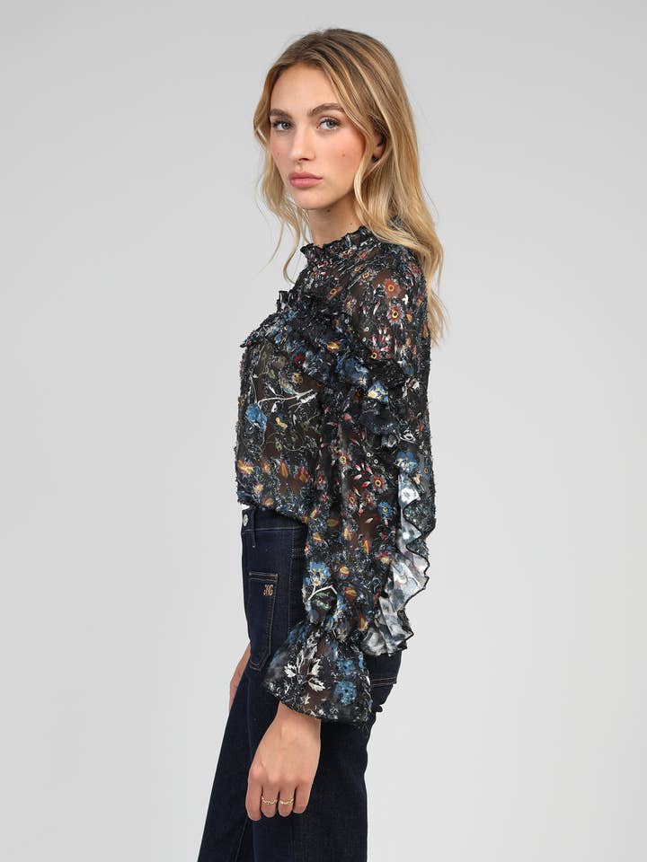 An'ge - Wholesale Blouse - Women's - SOELINA blouse folina black2