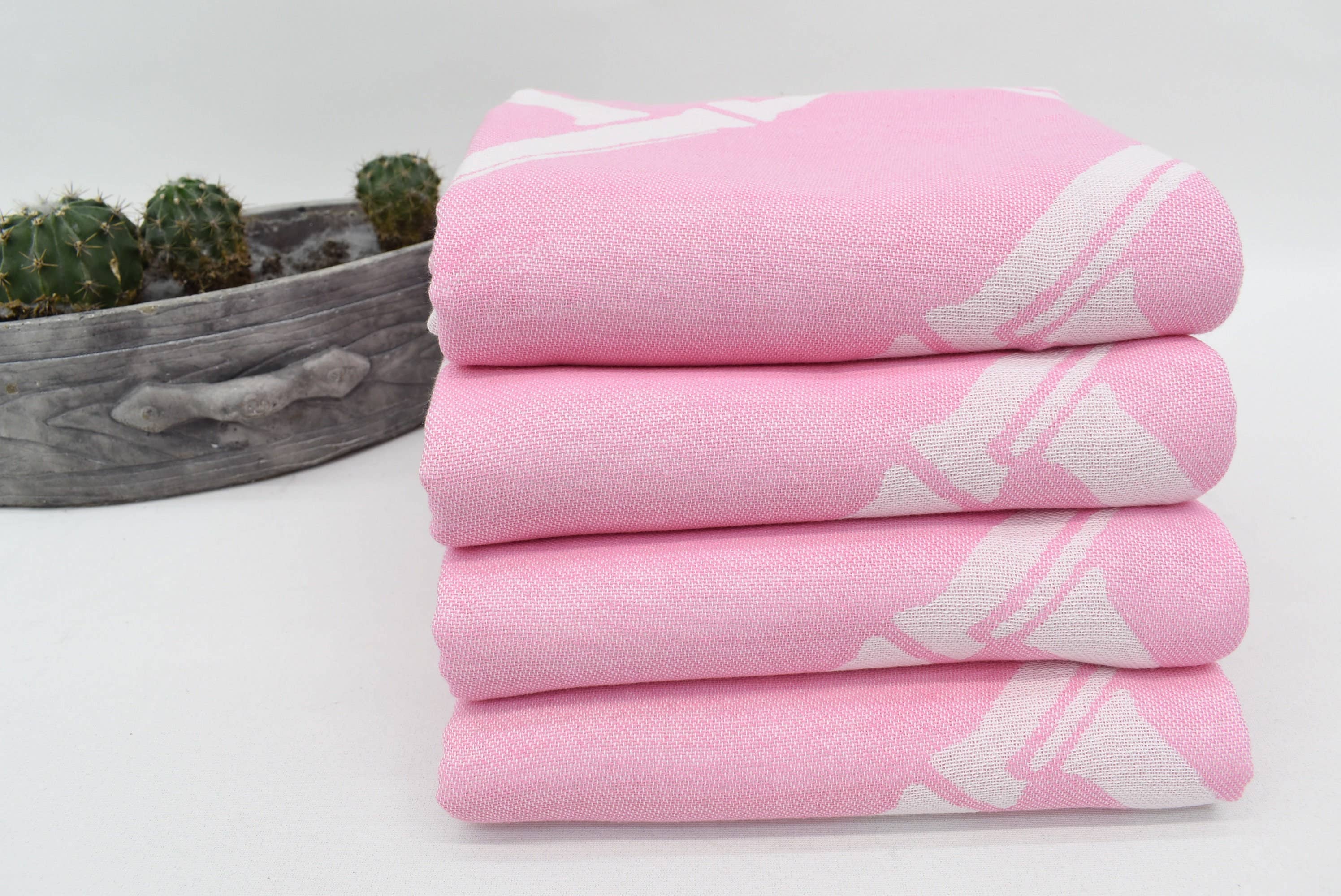 Organic Turkish Towels - Wholesale Beach Towel - Pink Towel, Ultra-Soft Turkish Towel, 40x70 Beach Towel8