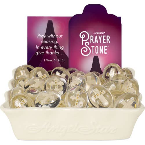 Assortiment de 48 pierres de prière pour la vente par AngelStar