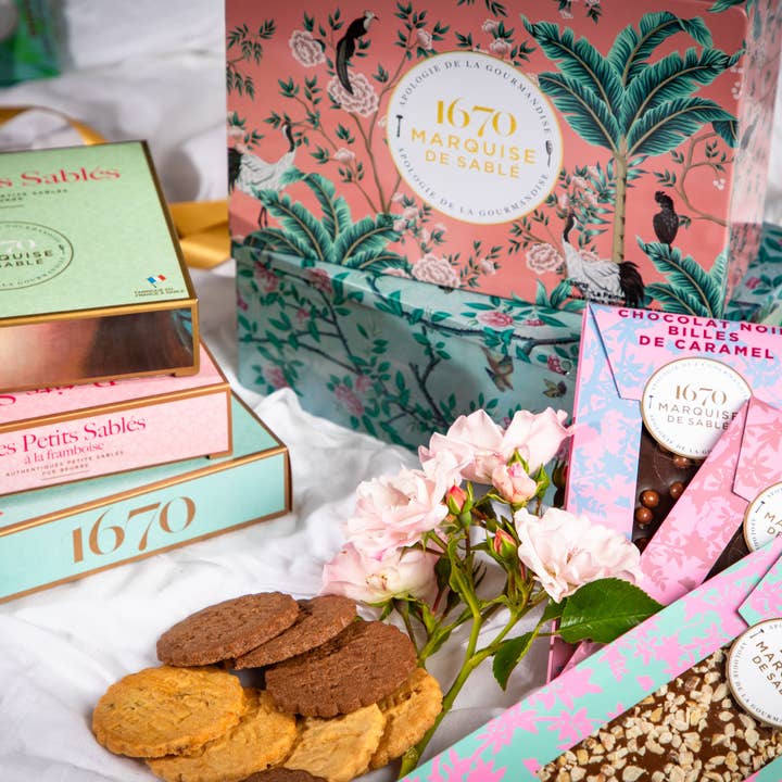 LA SABLESIENNE - Wholesale Biscuit - "La Palmeraie" Assorted Shortbread Cookies Box2