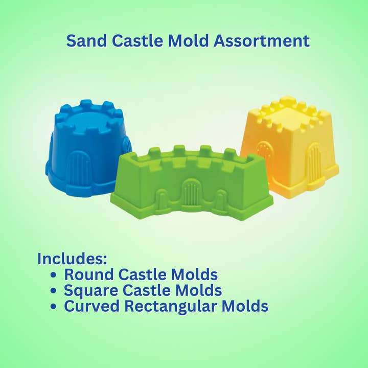 American Plastic Toys - Wholesale Toy set – Kids - Sand Castle Mold Assortment Plastic Toy for Kids2