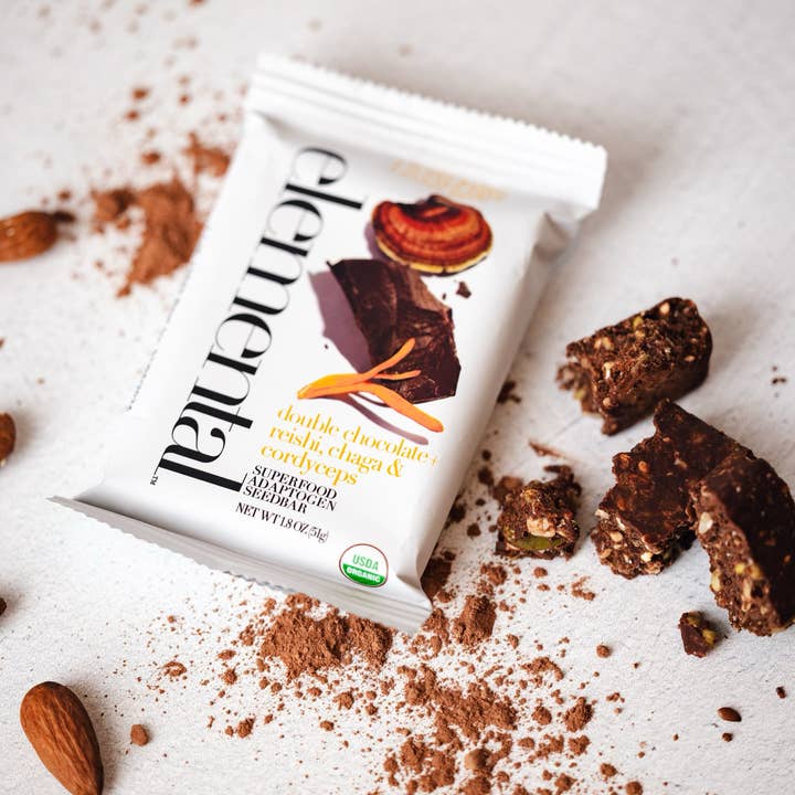 Elemental Superfood - Wholesale Snack Bar - Double Chocolate + Reishi, Chaga & Cordyceps2