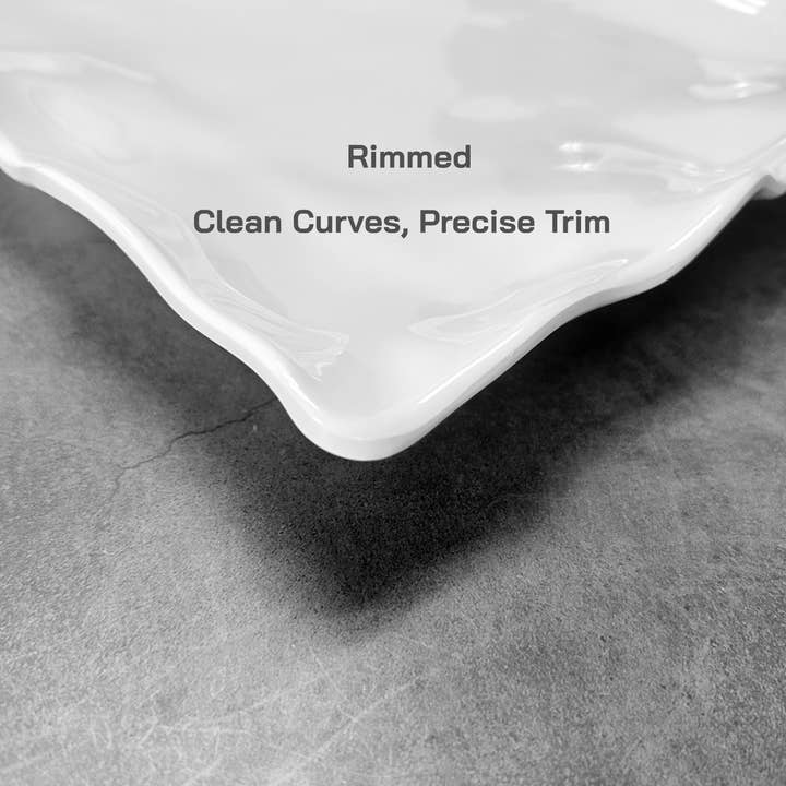 Supreme Housewares - Wholesale Serving tray - White 17 1/2" Melamine Rectangle Tray4