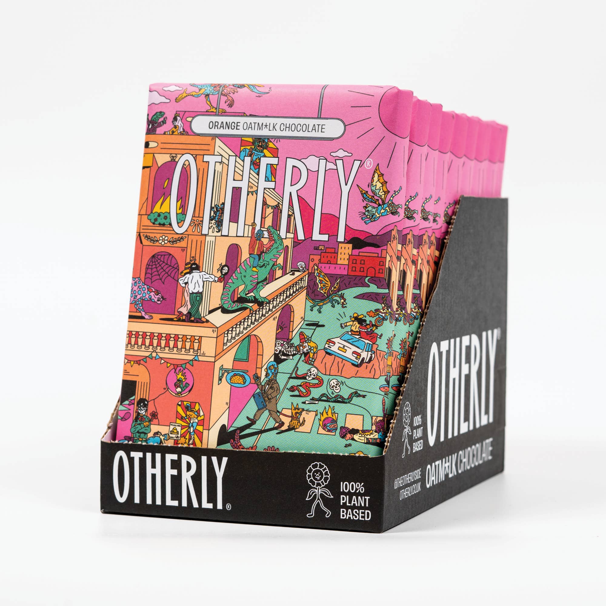 OTHERLY: OATM*LK CHOCOLATE [No duties when shipping to US!] - Vendita all'ingrosso Barretta di cioccolato - Barretta di Cioccolato all'Avena e Arancia 120G // Vegano // Cremoso2