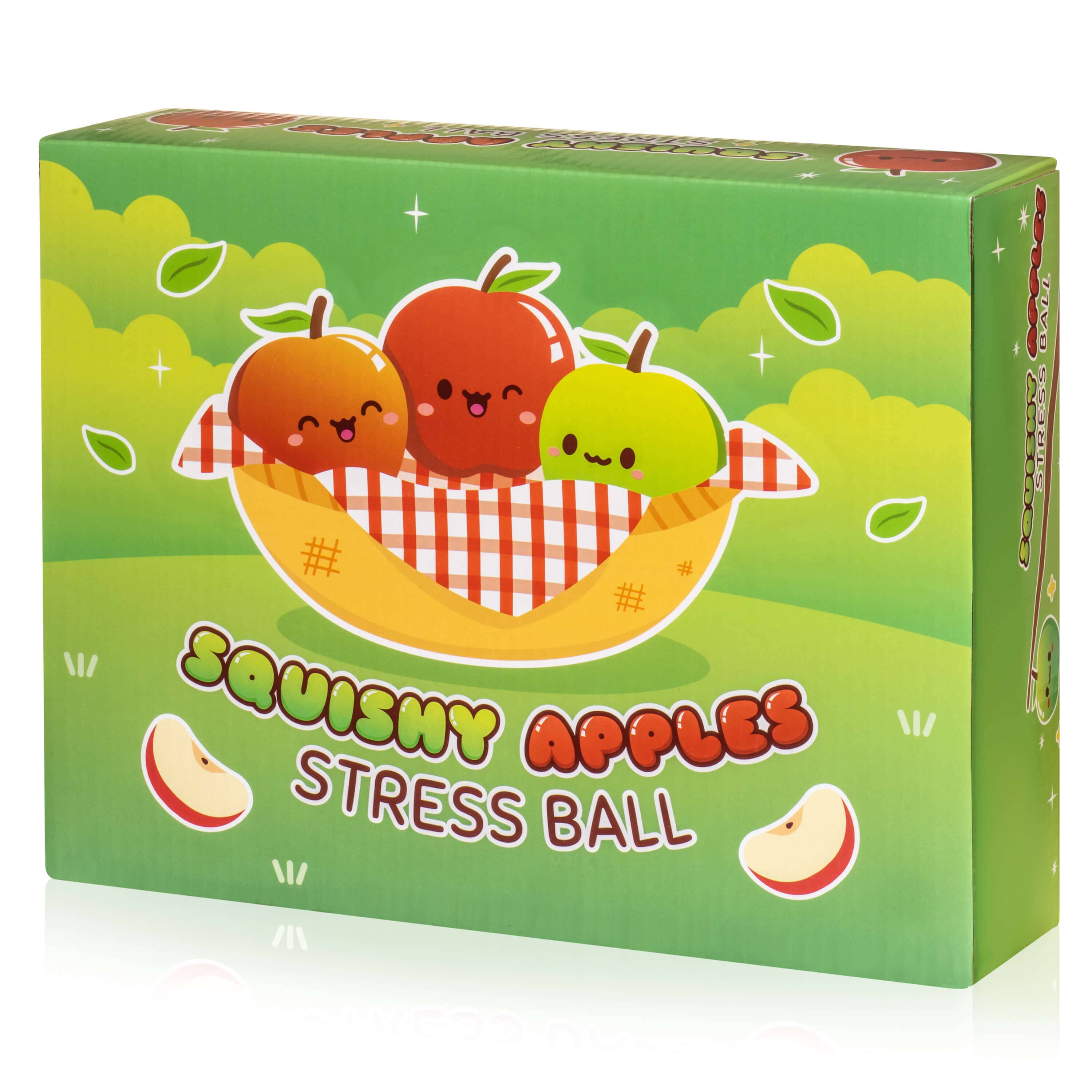 Kawaii Slime Company - Wholesale Squishy Toy - Kids & Baby - Red Apple Squishy Stress Ball (12pcs/case)4