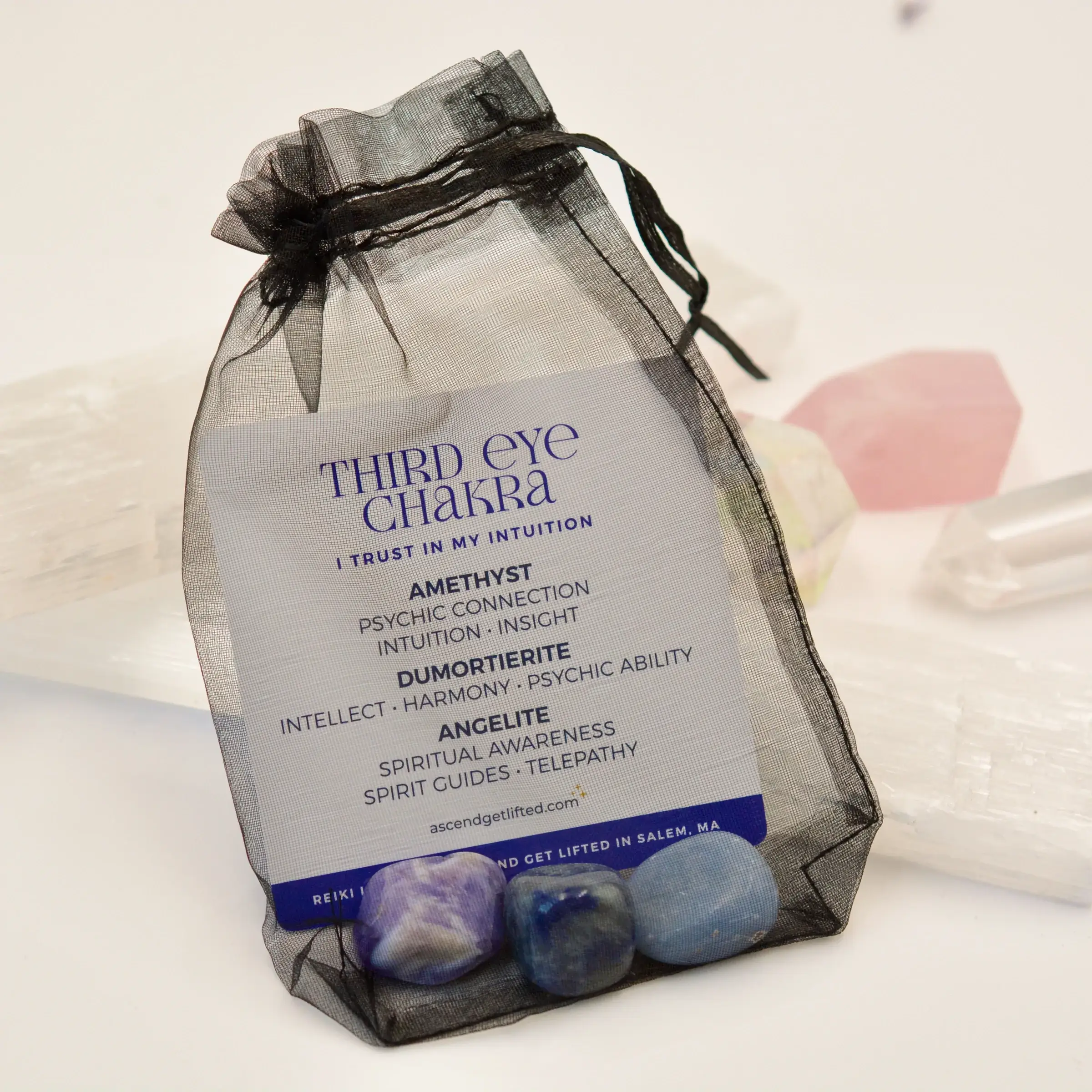 ASCEND – wholesale Andlig sten/kristall – Paket med Chakra-kristaller17