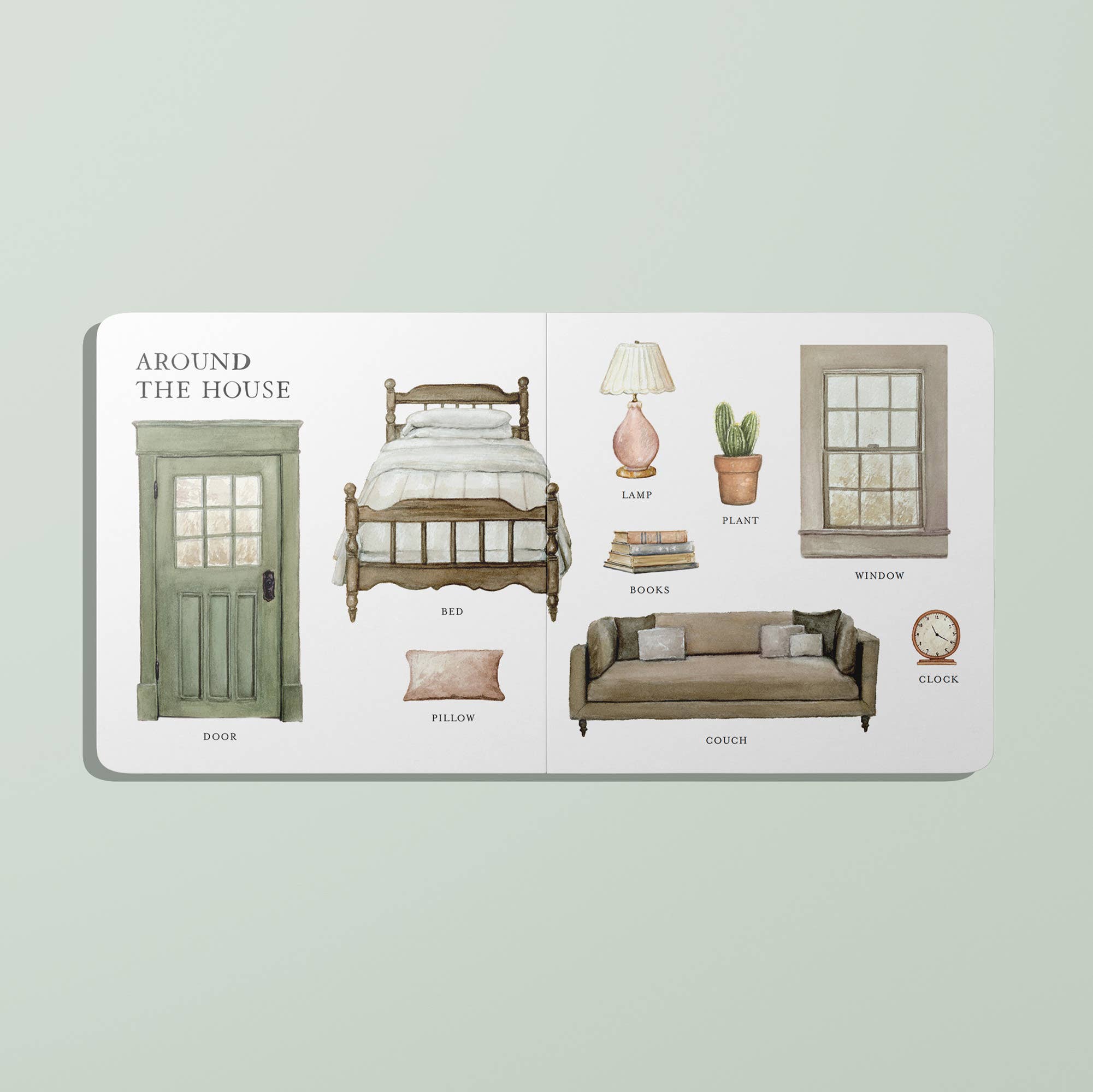 Paige Tate & Co. - Venta al por mayor Libro para bebés y niños pequeños (0-2 años) - Nuestro gran libro de primeras palabras: más de 100 palabras fundamentales2