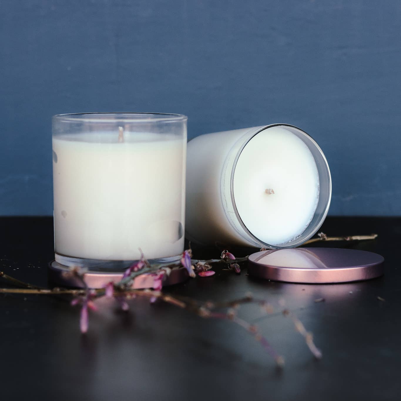 Cedar Mountain Candle - Wholesale Jar/Filled Candle - Peppered Suede - 9 oz Whiskey Glass Soy Candle4