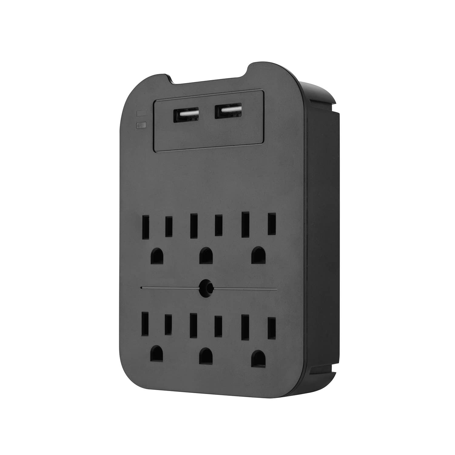 LAX Gadgets - Wholesale Portable Charger - Charge Surge Protector, 6 Outlets/2 USB Ports - Retail Pack20