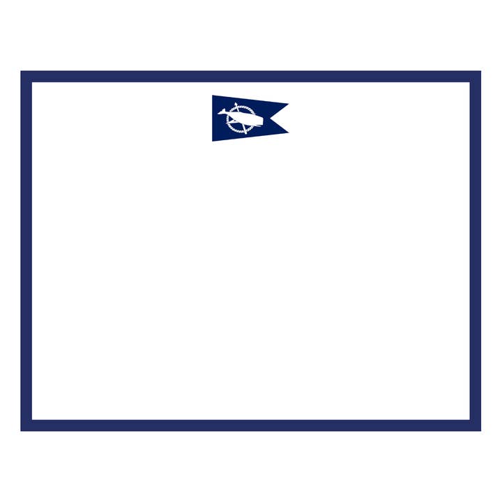 Conjunto de Cartões de Nota - Bandeira de Nantucket por atacado de Mimi Paper LLC